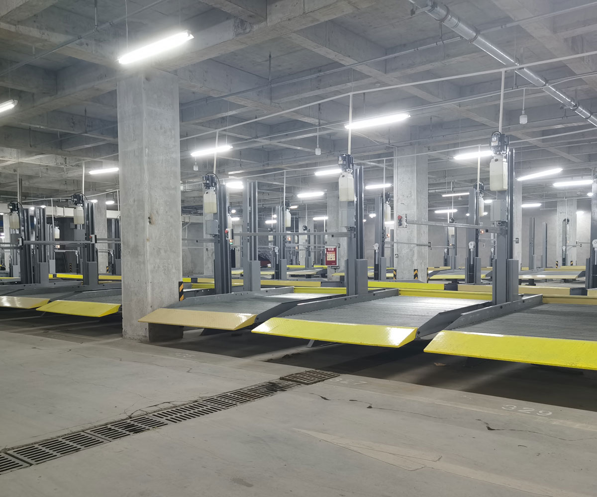 四柱簡易升降類停車立體車庫租用