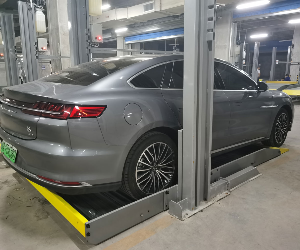二層簡易升降立體停車位價格