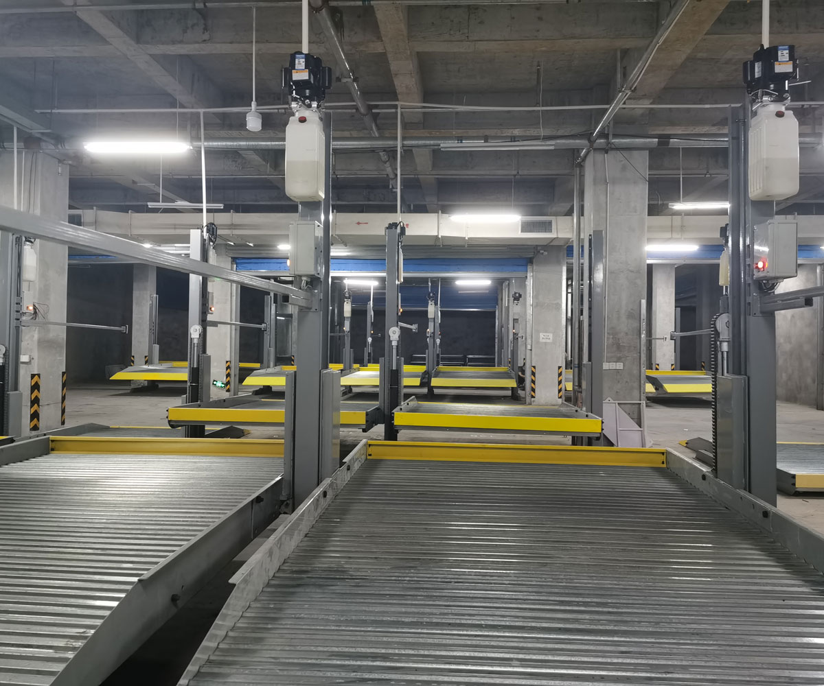 二層升降橫移式機械停車位租用