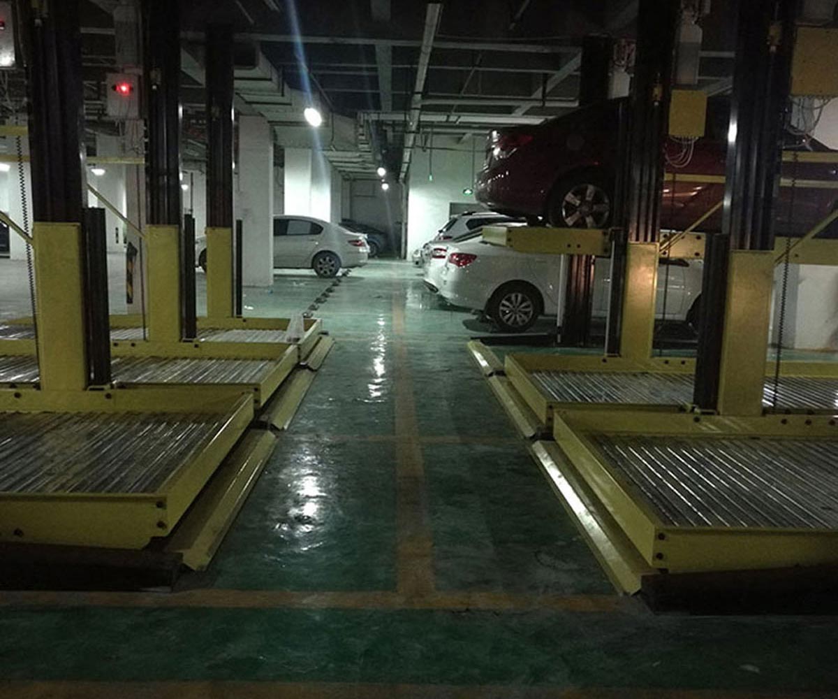 二層升降橫移式機(jī)械立體車庫長租