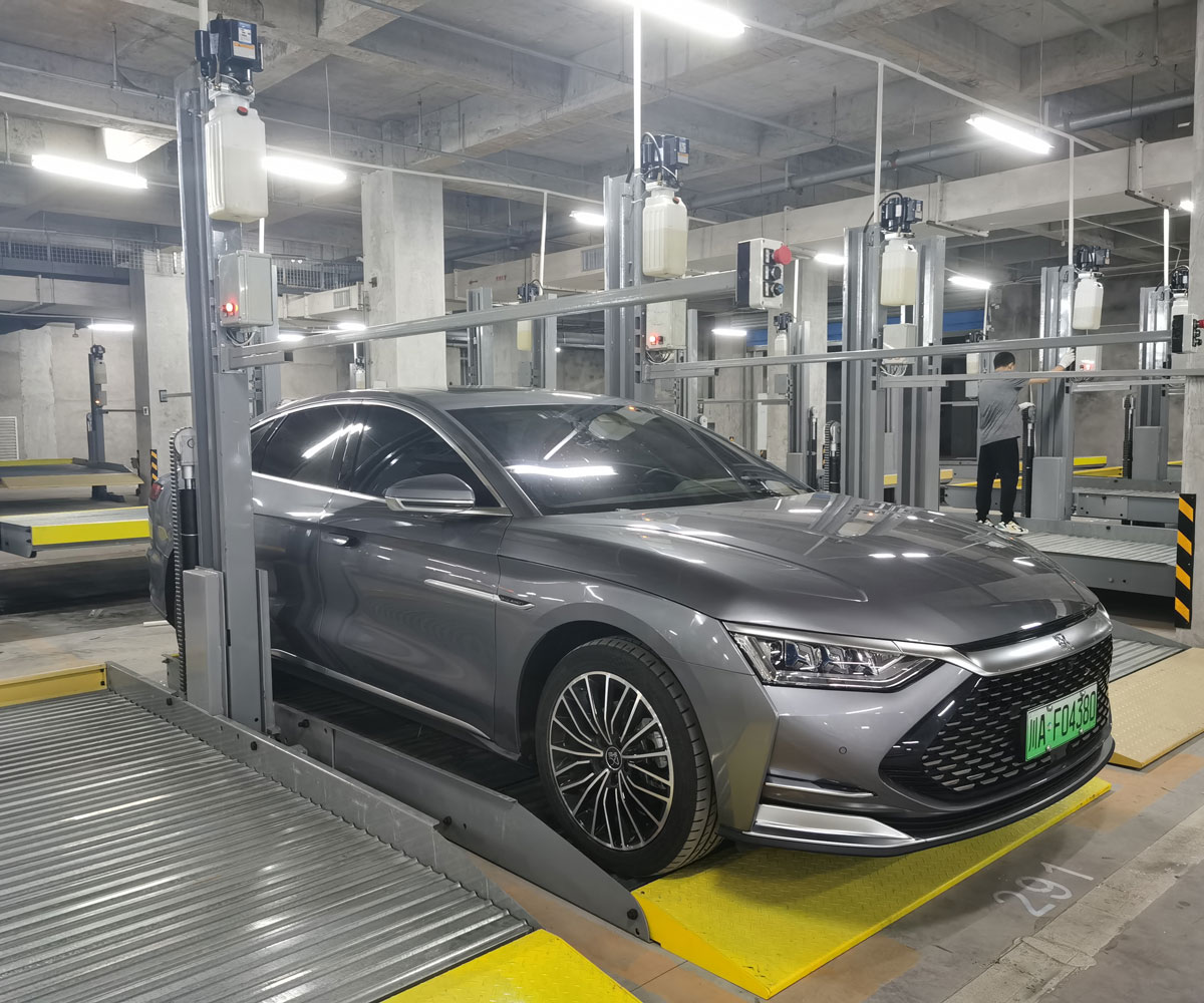 四柱簡易式機械立體車庫租賃