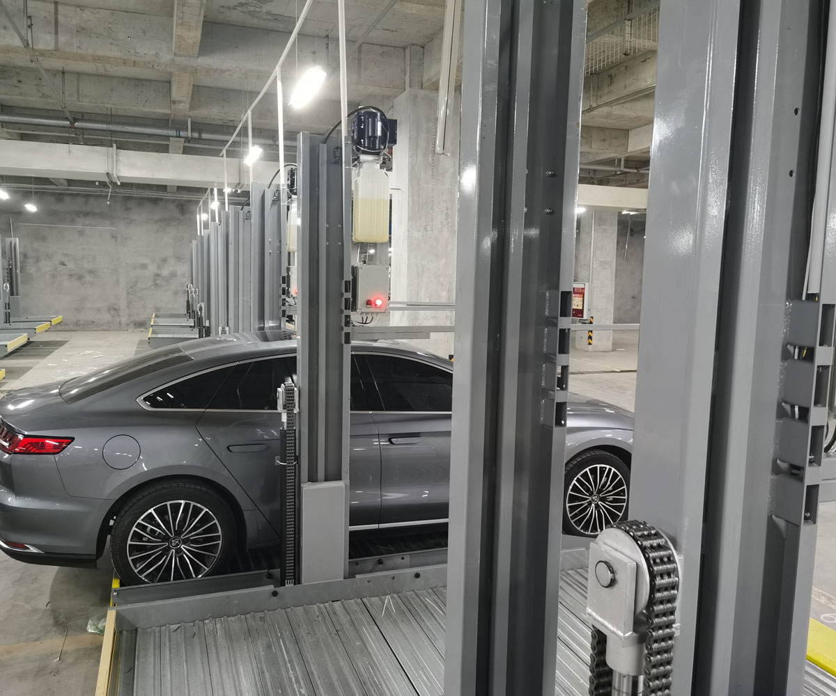 兩層升降橫移式機械停車位租用