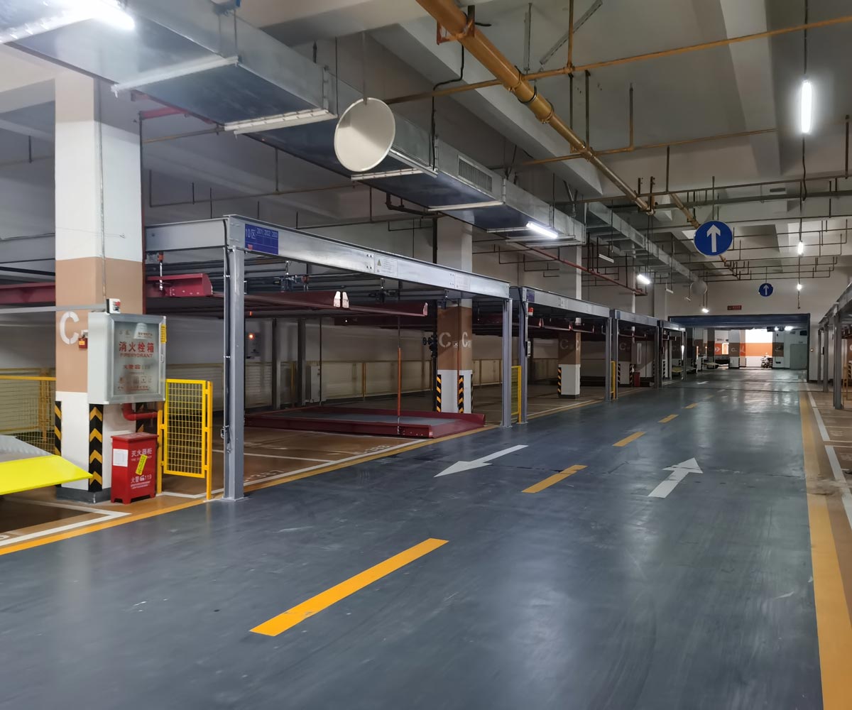 兩柱簡易升降類立體車庫